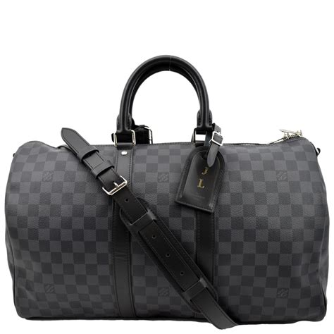 lv damier graphite keepall